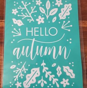 Chalk Couture Size B Hello Autumn transfer